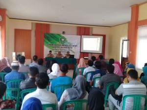 Foto: Swasana digedung aula kecamatan Cluring,(Doc,Ron).