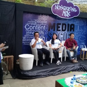 Foto: para bintang tamu di media sosial didatangkan diacara itu.