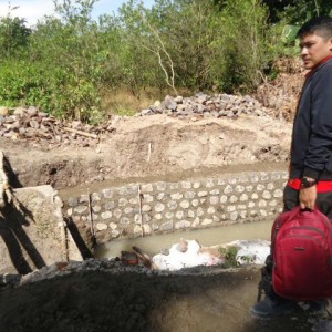 Foto: bangunan embung kali cokol 