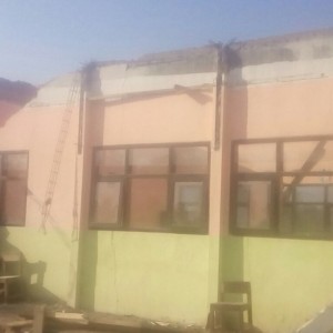 Foto: Gedung Sekolah SDN yang roboh.