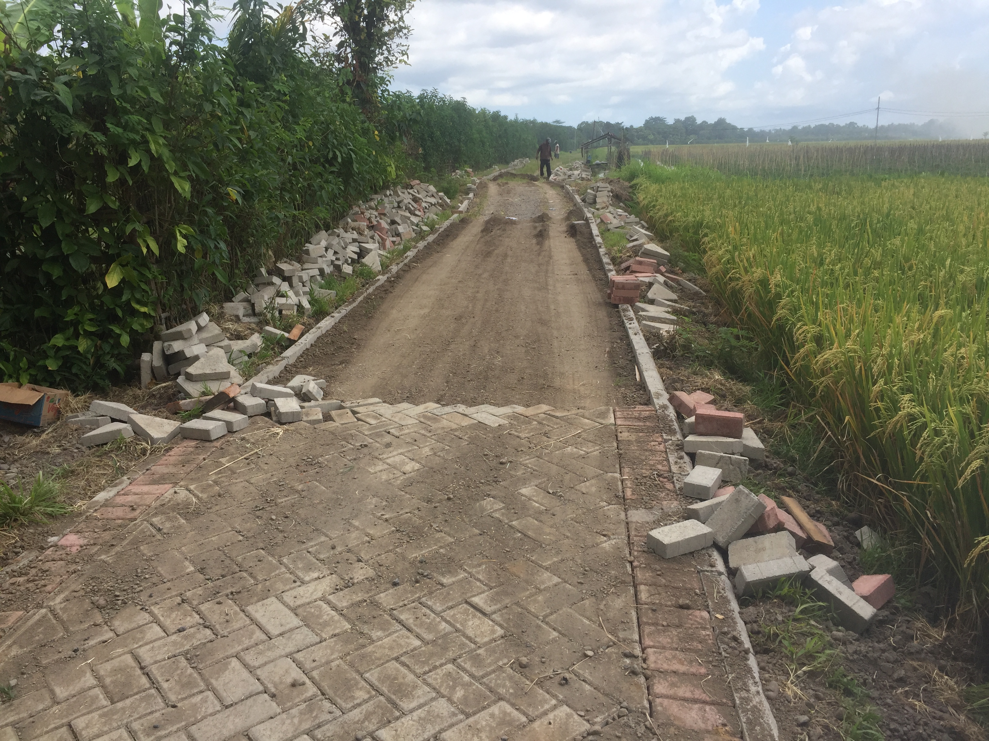 Foto : Tidak adanya papan nama proyek dilokasi kegiatan. (Doc,Rony).